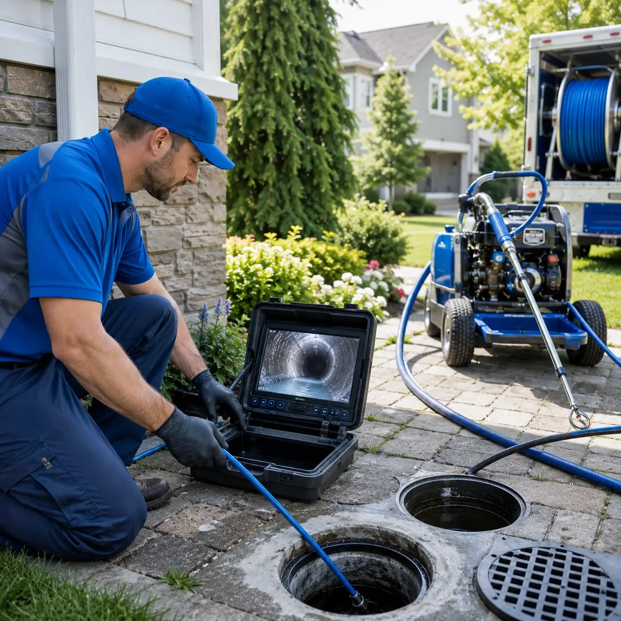 Outdoor drain cleaning professionals serving Elwood, NJ